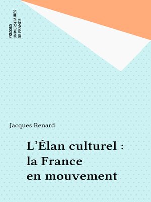 cover image of L'Élan culturel